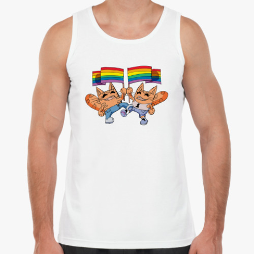 Майка с принтом Я горжусь