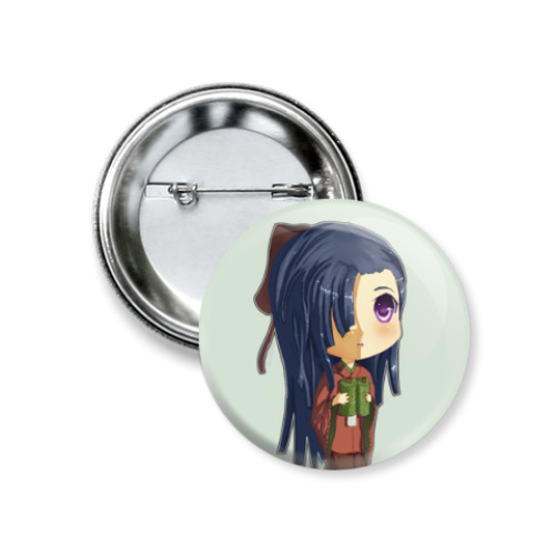 Значок 37мм с принтом 6 Цубаки Касугано Mirai Nikki The Future Diary