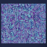 Голубое в фиолетовом