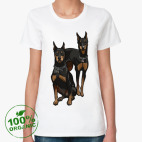 Женская футболка органик