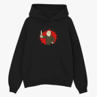 Толстовка худи оверсайз