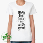 Женская футболка органик