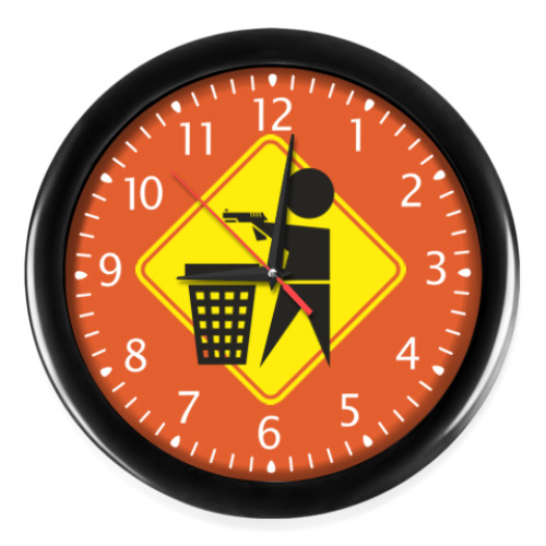 Часы с принтом Не мусори!