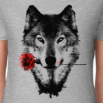 Волк с розой