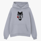 Толстовка худи оверсайз