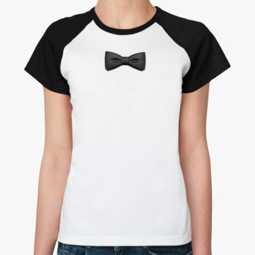 Женская футболка реглан Classic bow-tie