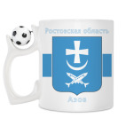 Кружка с футбольным мячиком
