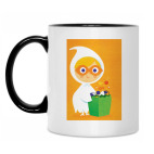 Кружка двухцветная