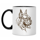 Кружка двухцветная