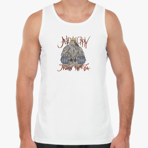 Майка с принтом AshCrow Train Hard!