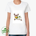 Женская футболка органик