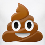 Смайлик emoji - poop