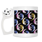 Кружка с футбольным мячиком