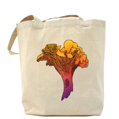 Сумка шоппер с принтом Лисички