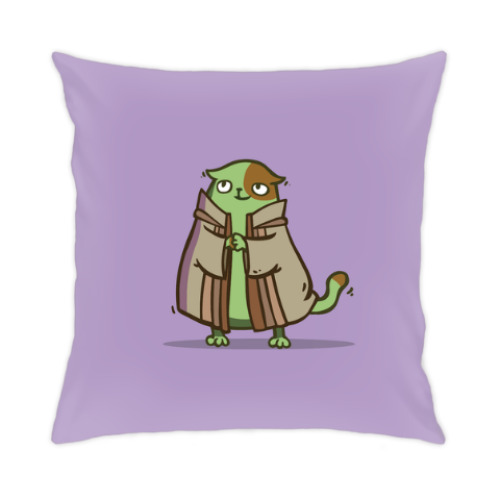 Подушка с принтом Пятничный Котик №2