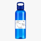 Прозрачная спортивная бутылка