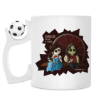 Кружка с футбольным мячиком