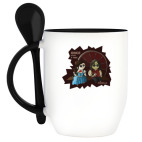 Кружка с ложкой