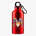 Металлическая бутылка 400 мл UV-DTF