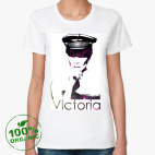 Женская футболка органик