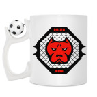 Кружка с футбольным мячиком