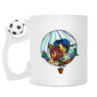 Кружка с футбольным мячиком