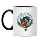 Кружка двухцветная