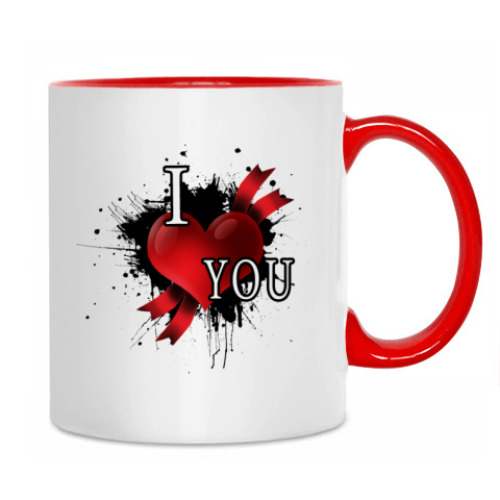 Кружка с принтом Love