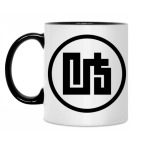 Кружка двухцветная