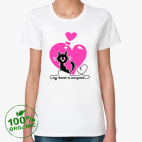 Женская футболка органик