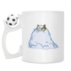 Кружка с футбольным мячиком