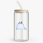 Банка с бамбуковой крышкой