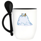 Кружка с ложкой