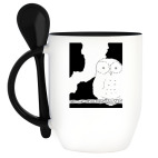 Кружка с ложкой