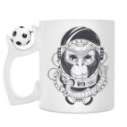 Кружка с футбольным мячиком