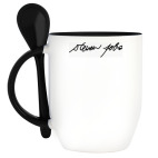 Кружка с ложкой