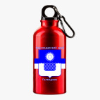 Металлическая бутылка 400 мл UV-DTF