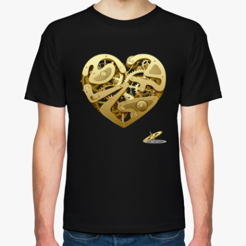 Футболка с принтом Механическое сердце