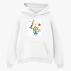 Толстовка худи оверсайз