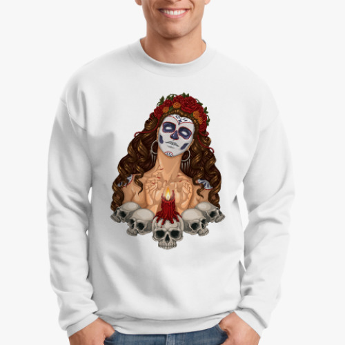 Свитшот с принтом День Мёртвых