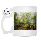 Кружка с футбольным мячиком