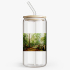 Банка с бамбуковой крышкой