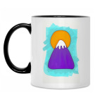 Кружка двухцветная