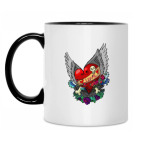 Кружка двухцветная