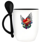 Кружка с ложкой