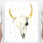 Декоративный череп коровы