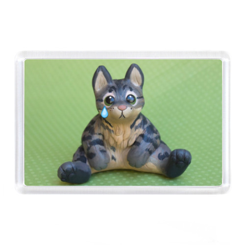 Магнит Грустный кот