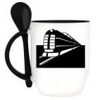 Кружка с ложкой