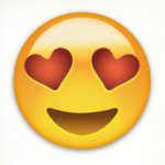 Emoji Смайл: Влюбленный
