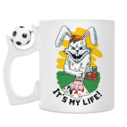 Кружка с футбольным мячиком